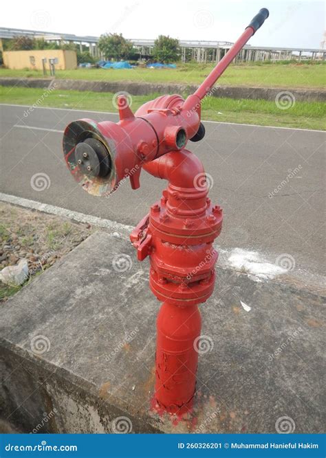 Monitor Fire Hydrant Nozzle on Standby Position Stock Image - Image of ...
