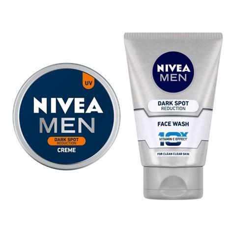 NIVEA Men Creme, Dark Spot Reduction Cream, 75ml And NIVEA Men Face ...