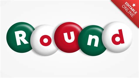 Image result for Round Text