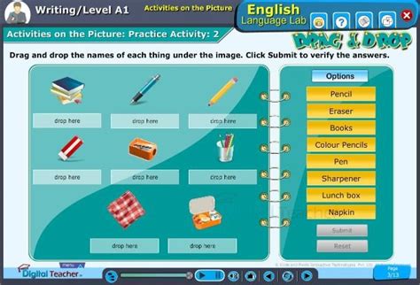 Writing Software Screens Infographics - English Language Lab