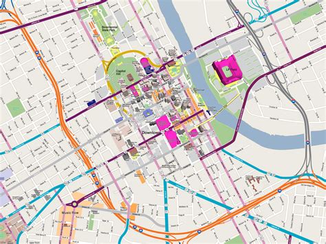 Download Map Of Downtown Nashville Tennessee Images Orizu | Adams Printable Map - map of downtown nashville tennessee