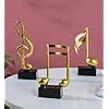 Nestasia Gold Resin Music Decoration Set of 3 Showpieces of Different ...