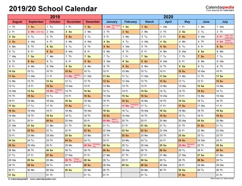 columbia public schools calendar 2019 2020