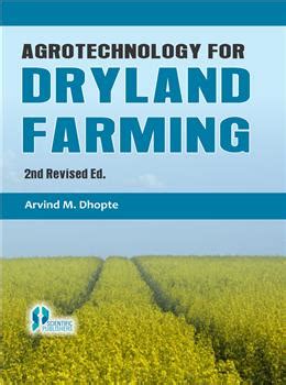 Scientific Publishers | agrotechnology-dryland-farming-2nd-revised-ed