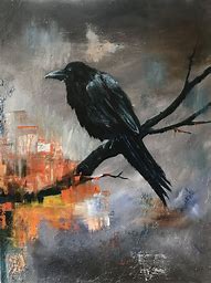 Image result for Abstract Crow