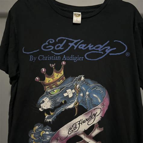 Vintage Ed Hardy Shirt . this shirt is a size... - Depop