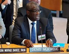 Image result for Mukwege presidency bid