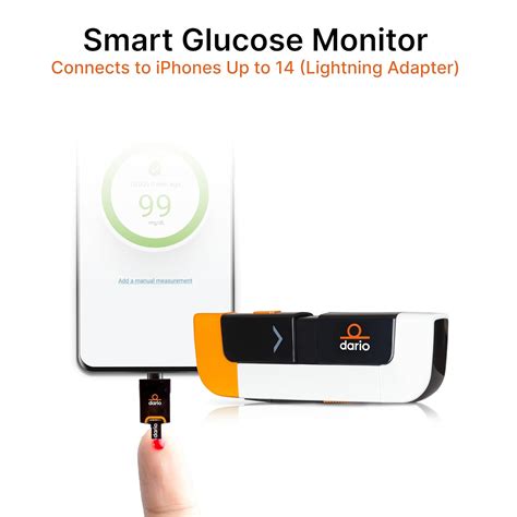 DARIO Smart Glucose Monitor Kit | Lightning Adapter India | Ubuy