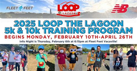Loop the Lagoon 5k/10k Training Program, Fleet Feet Vacaville, 10 ...