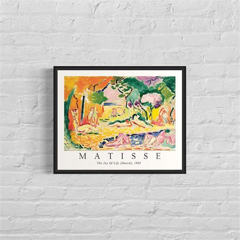 Amazon.com: Matisse Art Print Poster, The Joy Of Life Henri Matisse ...