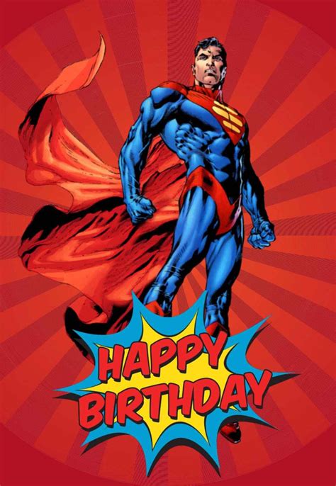 free printable superhero birthday cards