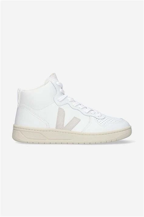 Veja leather sneakers V-15 Leather white color VQ0201270 at PRM US