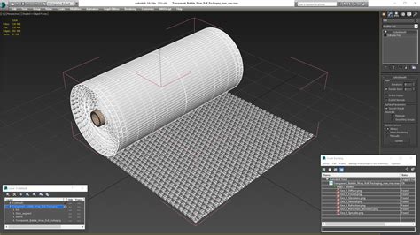 3D Transparent Bubble Wrap Roll Packaging model | 3D Molier International