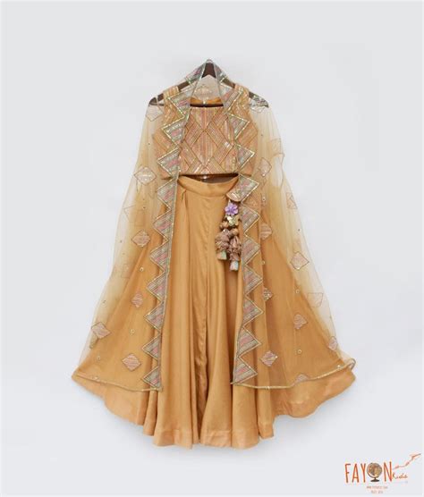 Shop Stylish Mustard Crop Top Pant Set Online – FayonKids