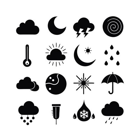 Black filled icons set | Premium AI-generated vector