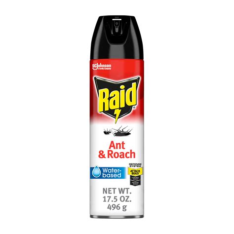 Raid® Ant & Roach Aerosol Bug Spray, Water-Based, Non-Greasy ...