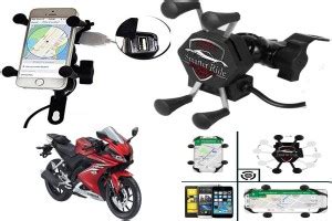 SMARTER RIDE X-Grip Bike Mobile Holder with USB Charger for Yamaha YZF ...