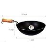 Buy Akky Original Iron/Loha Kadhai/Fry Kadhai Bottom Deep Chinese Wok ...