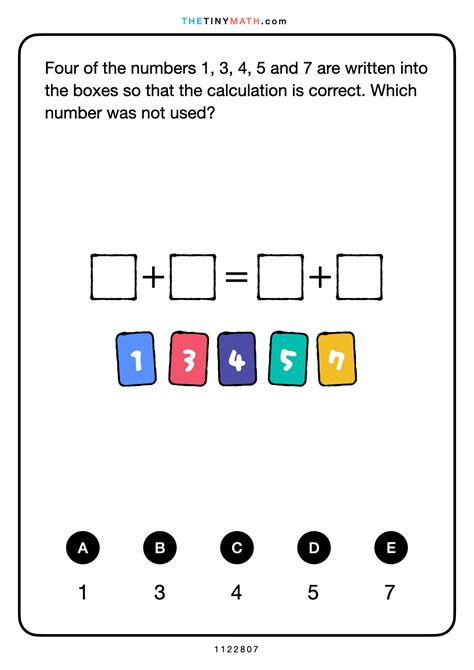 The Interesting Printable 15 Math and Logic Puzzles with answers for ...