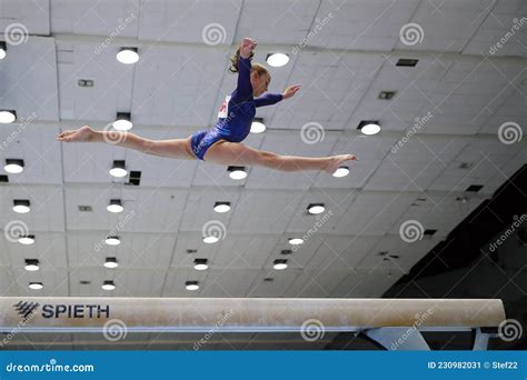 Artistic Gymnastics - Balance Beam Editorial Photo - Image of award ...