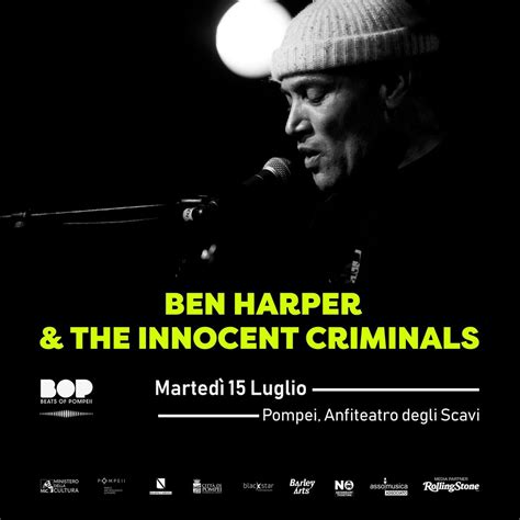 BEN HARPER & THE INNOCENT CRIMINALS | BOP Beats of Pompeii - Anfiteatro ...