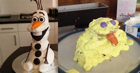 Image result for Elsa Cake Fail