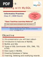 Image result for MySQL Notes Class 12 PDF