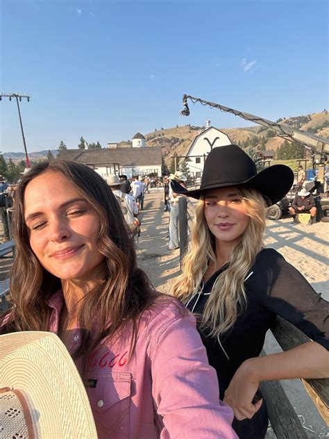 Yellowstone Set Photos - Go Behind the Scenes of Yellowstone With Kathryn Kelly