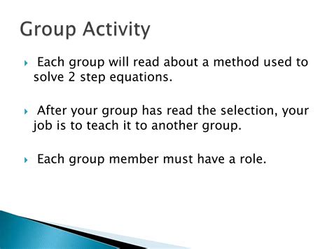 Image result for Solving 2 Step Equations Explained