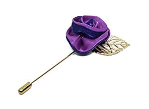 Buy DeePerfetto Flower Lapel pin with Golden Petal at Amazon.in