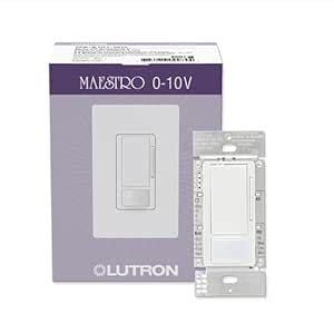 Lutron MS-Z101-WH Maestro 0-10V/120-277V Dimmer & Occupancy/Vacancy ...