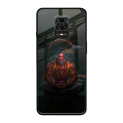 Lord Hanuman Animated Redmi Note 9 Pro Max Glass Back Cover - Flat 35% ...
