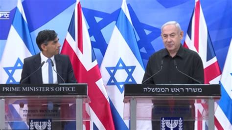 'We Want You To Win,' Says Rishi Sunak As Netanyahu Calls Hamas The ...