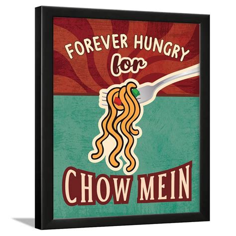 Chaka Chaundh - Chow Mein Framed Posters for Restaurant - Dining ...