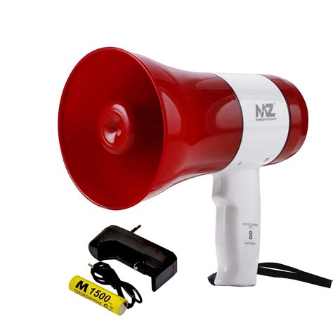 MDB Handheld Megaphone with Loud Speaker, Recorder USB Memory Card ...