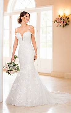 Gown Wedding Dresses With Straps by Mermaid Wedding Dress With Beaded Straps Stella York Gown Wedding Dresses With Straps