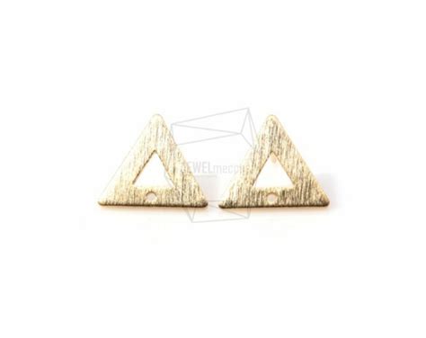 ERG-503-MG【2個入り】トライアングルピアス,Outline Triangle Post Earring | jewelmecca