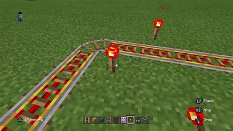 Image result for Train Track Tutorial Minecraft Craftyfoxe