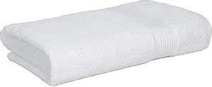 Pure Cotton White Color Bath Towel 500 GSM for Men and Women ...