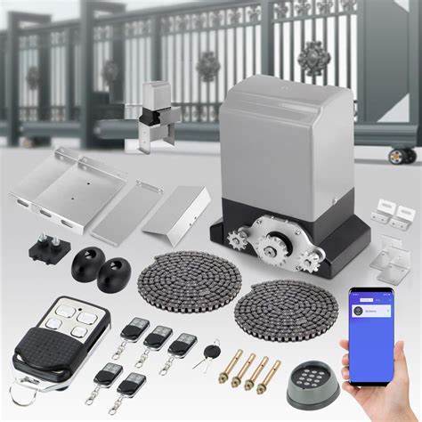 Buy 3300Lbs Automatic Sliding Gate Opener APP Control Complete Kit ...