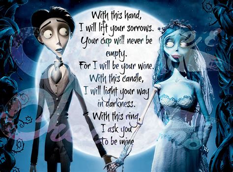 Image result for The Corpse Bride by Tim Burton Wedding Vows