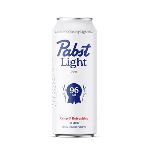 Pabst Blue Ribbon Pabst Light Beer, 25 fl oz Cans (25 fl oz) Delivery ...