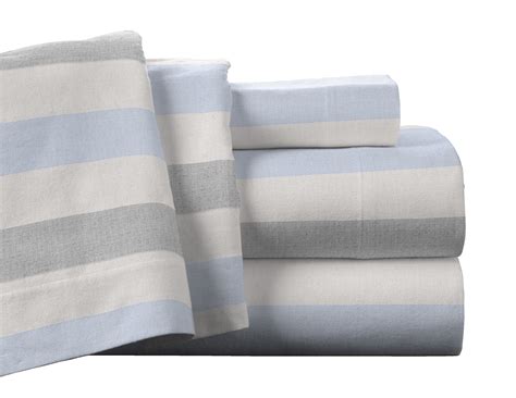Pointehaven Superior Weight Cotton Deep Pocket Flannel Bed Sheet Set ...