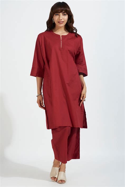 leisure tunic - ruby rendezvous & poppy petals - maati crafts