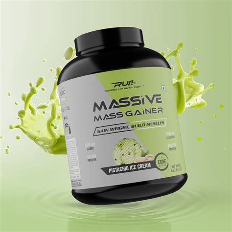 Ripped Up Nutrition Massive Mass Gainer: 20g Protein, 120g Carbs