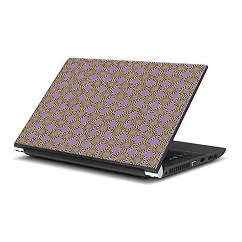 Loister Disturbing Circle Matte Finish Printed Laptop Skin 13.3 inches ...