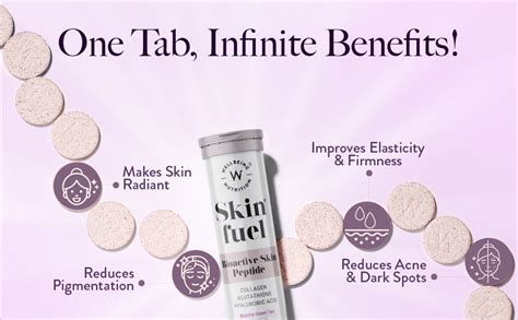 Wellbeing Nutrition Skin Fuel | Glutathione & Collagen Tablets | Skin ...