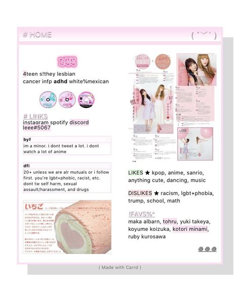 Free Carrd Templates