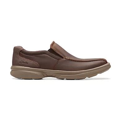 Clarks® Bradley Step Men's Leather Slip-On Loafers