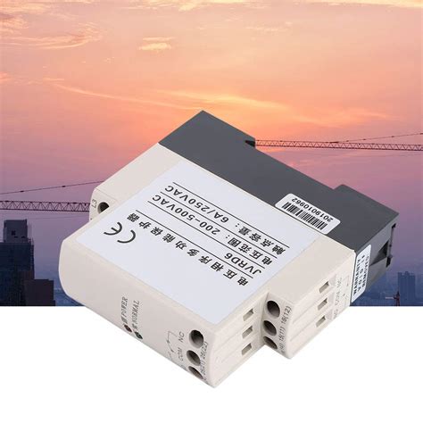 Buy 3 Phase Sequence Loss Protection Relay AC 200-500V 6A Guide Rail ...